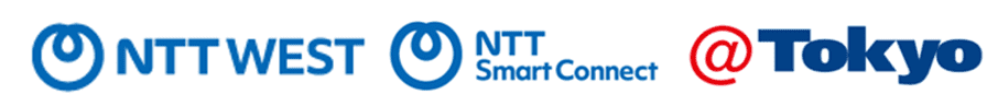 logo:NTT WEST, Inc. / NTT SmartConnect Corporation / AT TOKYO Corporation